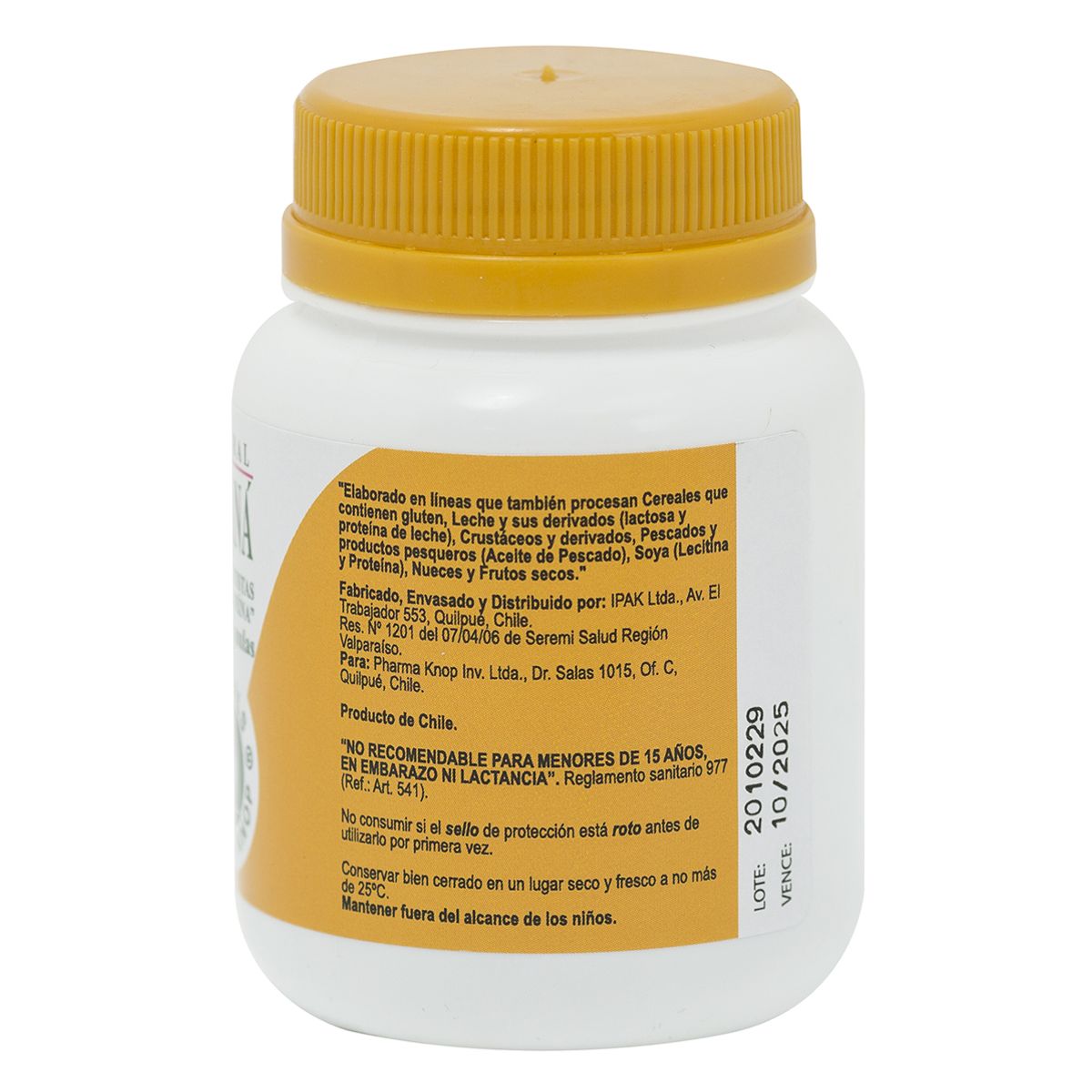 KNOP - Guarana 430 mg x 50 Cápsulas - Pharma Knop