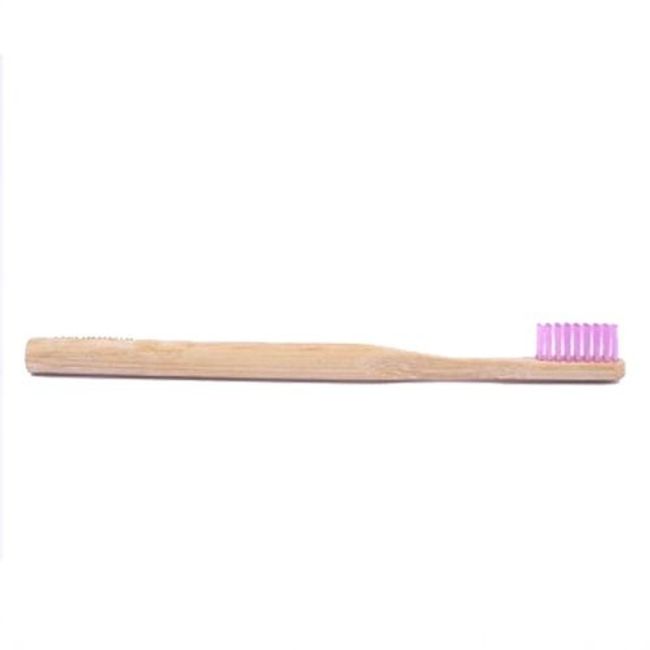 BIOBRUSH - Cepillo De Dientes Biodegradable Morado 1 Un Biobrush