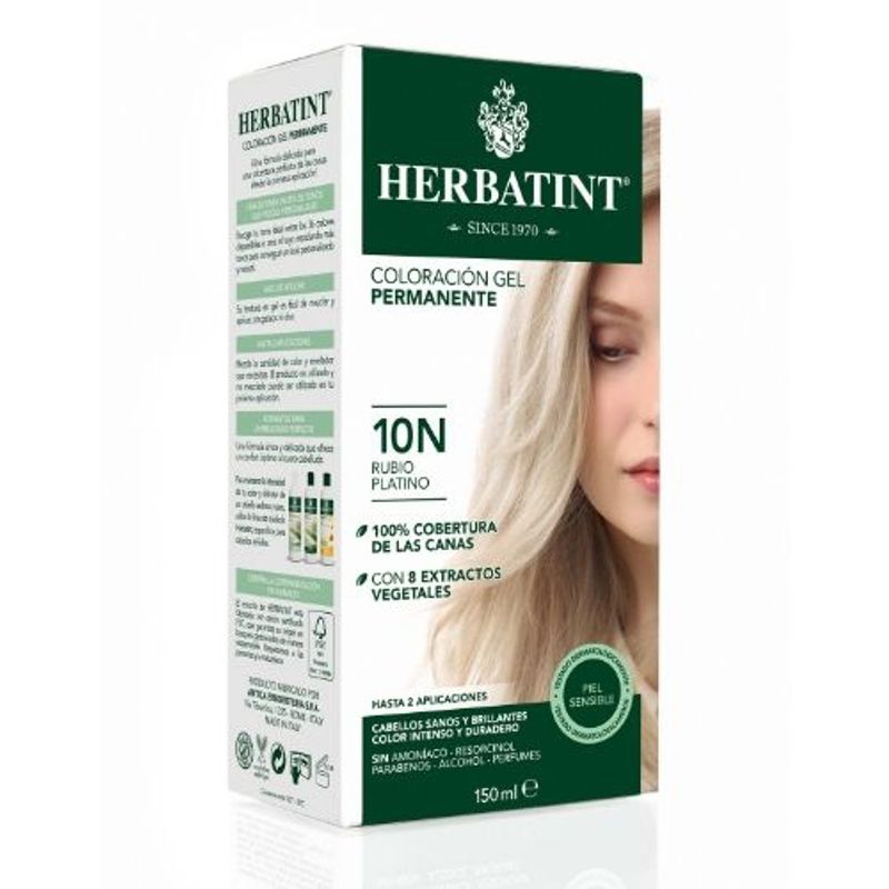 HERBATINT - Tintura Permanente 10N Plat Herbatint