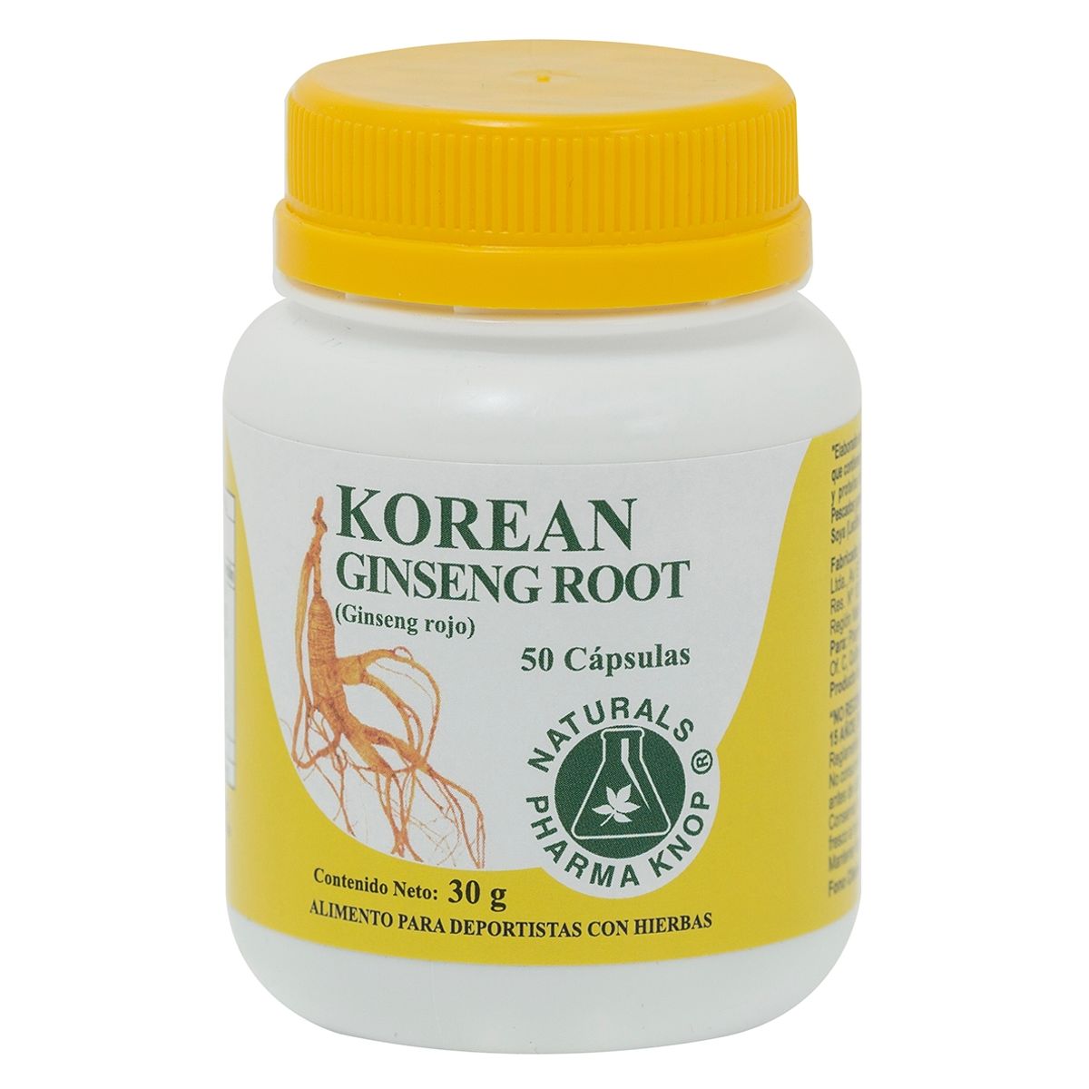 KNOP - Ginseng Rojo Koreano 500 mg x 50