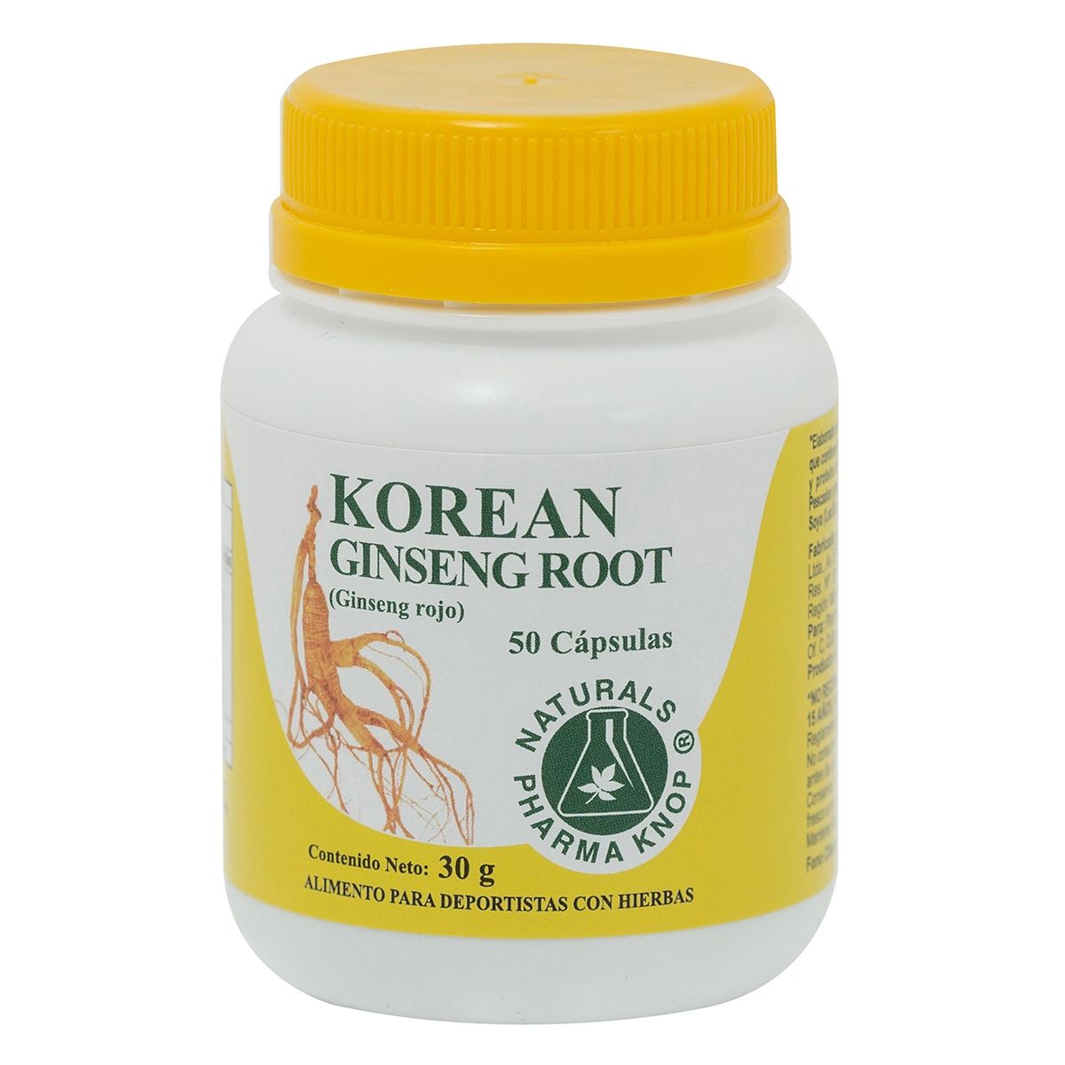KNOP - Ginseng Rojo Koreano 500 mg x 50