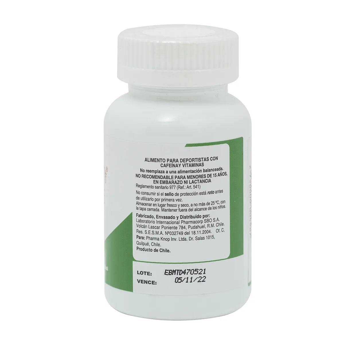 KNOP - Té Verde Matcha + Vit C 400 mg x 60