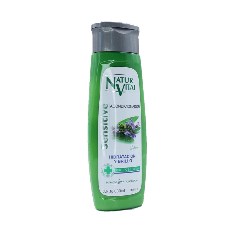 NATURVITAL - Acondicionador Sensitive Salvia 300 Ml Orgánico Natur Vital