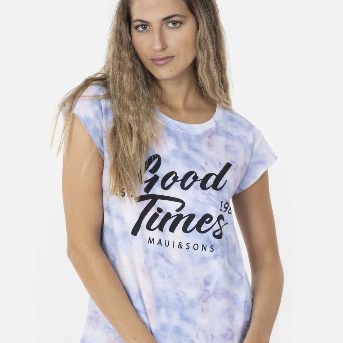 MAUI AND SONS - Polera GOOD LIFE GOOD TIMES Mujer Multicolor Maui and Sons