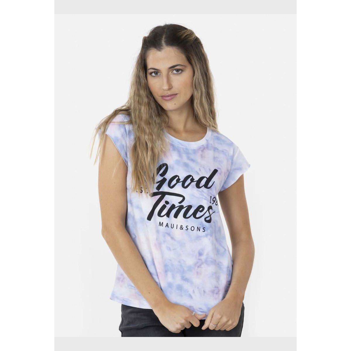 MAUI AND SONS - Polera GOOD LIFE GOOD TIMES Mujer Multicolor Maui and Sons