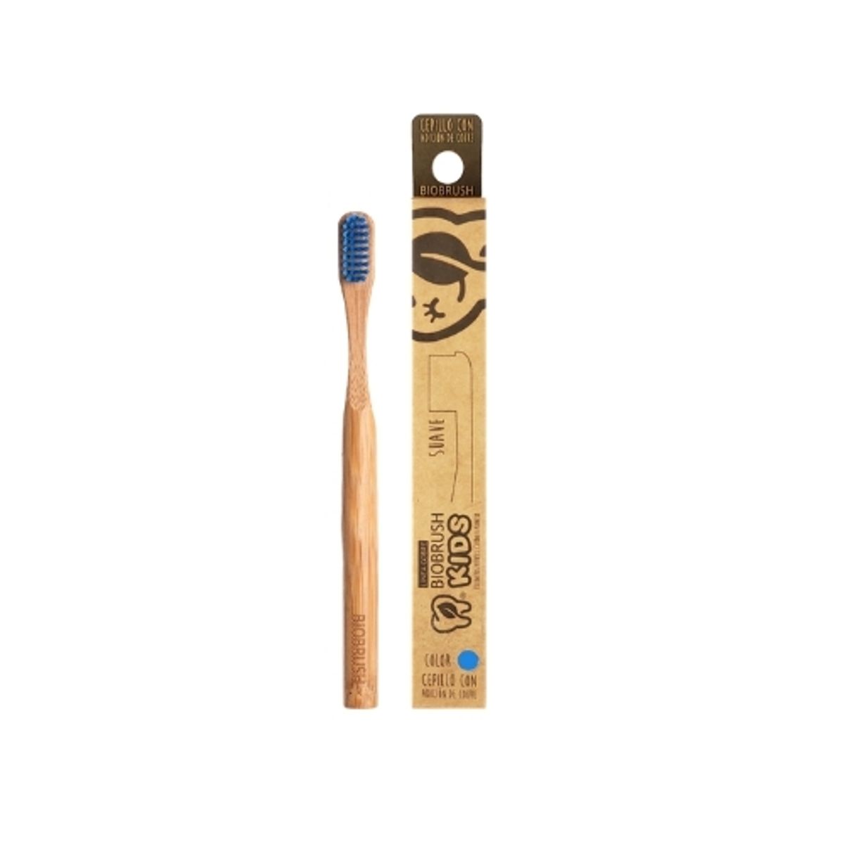 BIOBRUSH - Cepillo Dental Biodegradable Dental Azul Biobrush 1 Un Biobrush