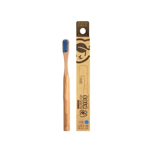 BIOBRUSH - Cepillo Dental Biodegradable Dental Azul Biobrush 1 Un Biobrush