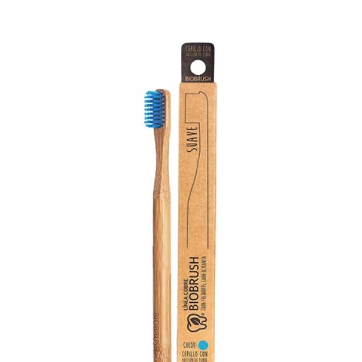BIOBRUSH - Cepillo Dental Biodegradable Dental Azul Biobrush 1 Un Biobrush