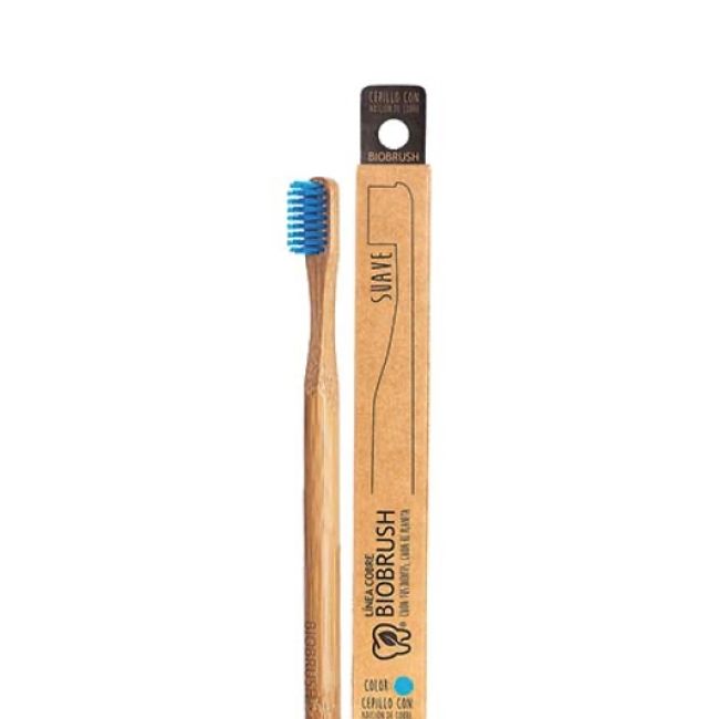 BIOBRUSH - Cepillo Dental Biodegradable Dental Azul Biobrush 1 Un Biobrush