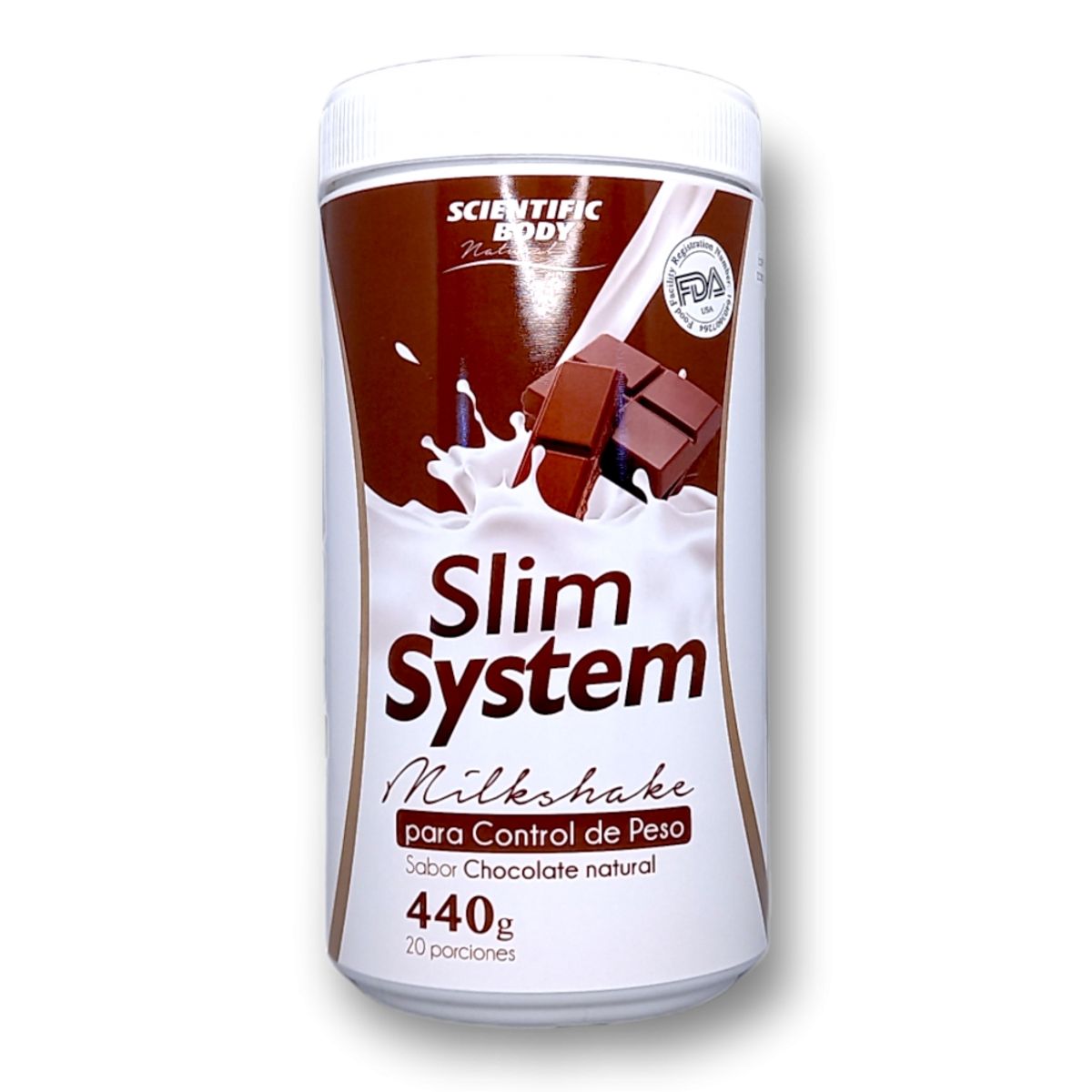 SCIENTIFIC BODY - Slim System Milkshake Chocolate 440g - Scientific Body