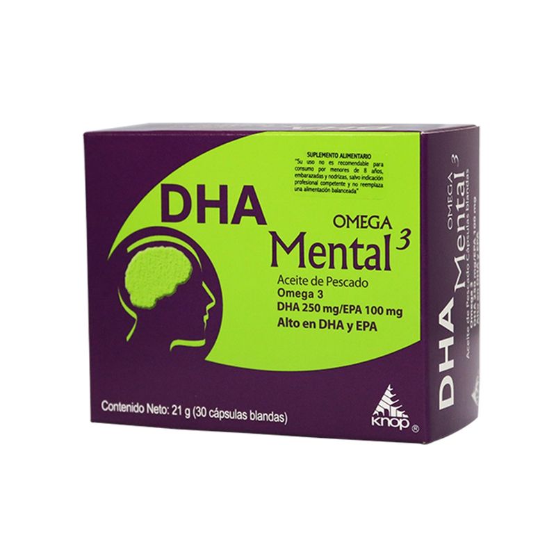 KNOP - DHA Mental x 30 Cápsulas