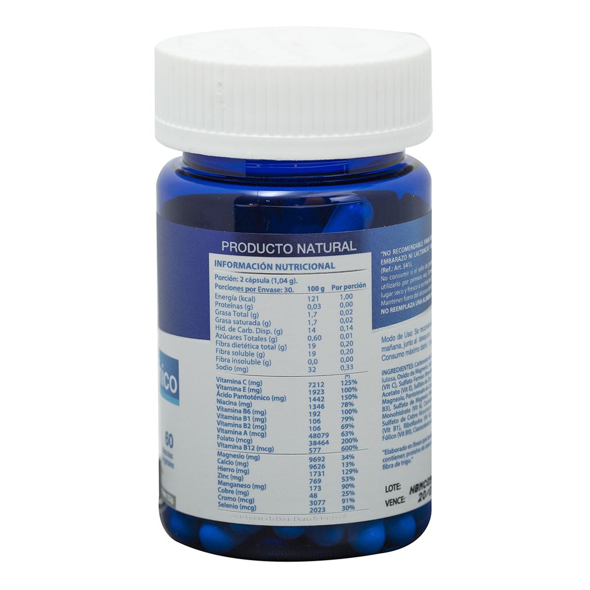 KNOP - Muivitamínico 358 Mg X 60  Natblue
