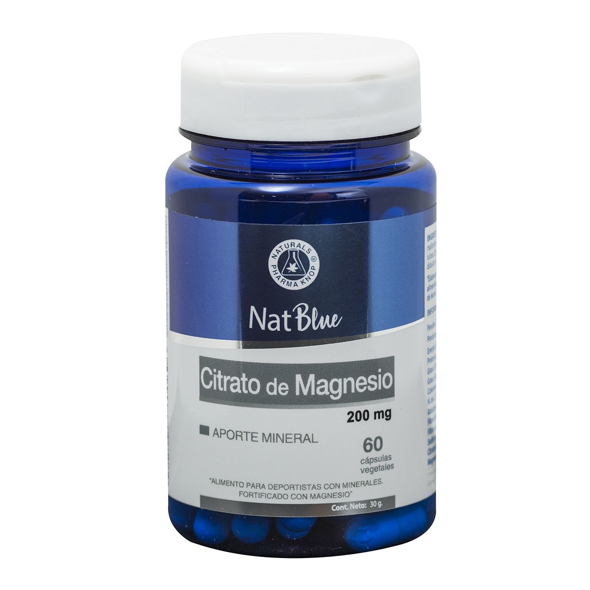 KNOP - Citrato de magnesio 200 mg x 60  Natblue