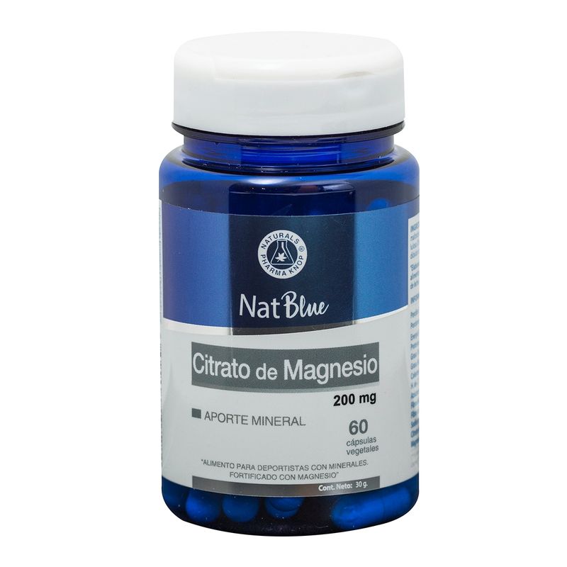 KNOP - Citrato de magnesio 200 mg x 60  Natblue