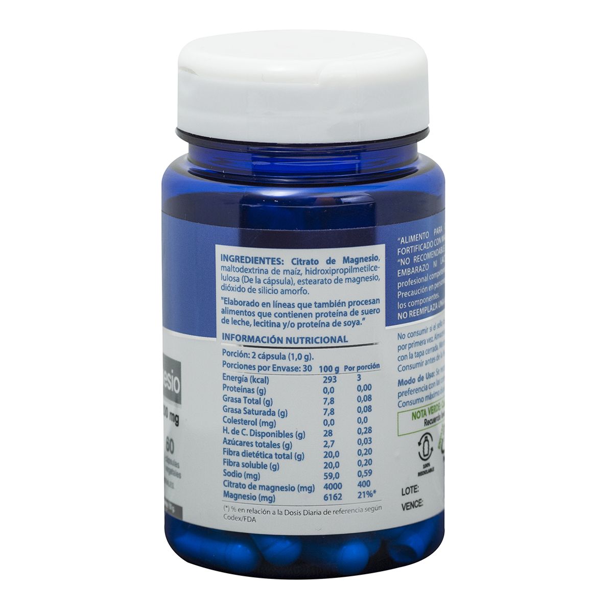 KNOP - Citrato de magnesio 200 mg x 60  Natblue