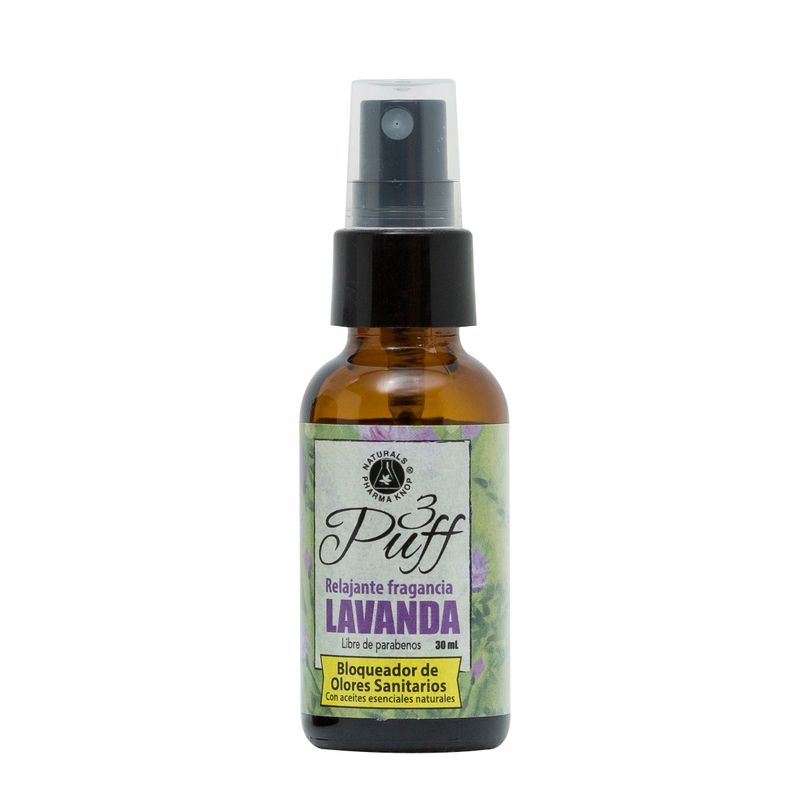 KNOP - 3 Puff Bloqueador De Olores Lavanda Pet 30 Ml Pharma Knop