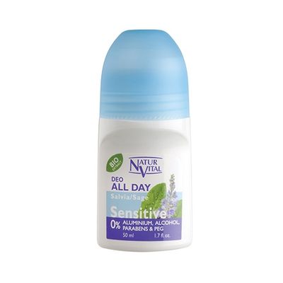 Imagen 2 del producto Desodorante Roll On Sensitive Salvia 50 Ml Natur Vital