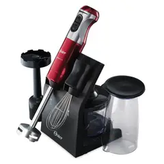 OSTER - Batidora De Inmersión Roja Con Cuchilla Quad 5103