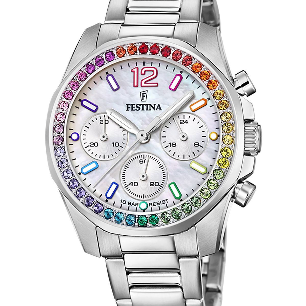 FESTINA - Reloj F20606/2 Festina Nácar Mujer Boyfriend Collection