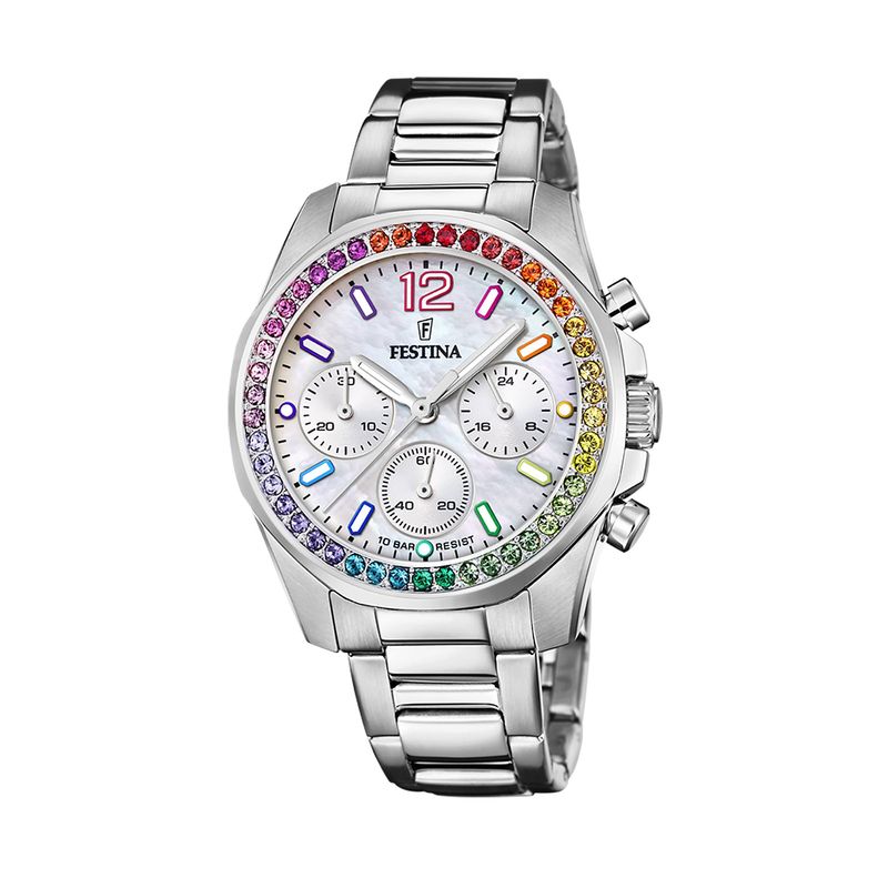 FESTINA - Reloj F20606/2 Festina Nácar Mujer Boyfriend Collection