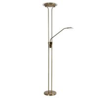 LAMPARA DE PIE CHAMPION BRONCE