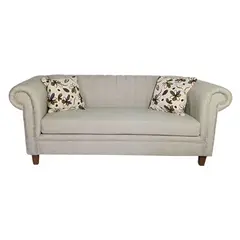 MUEBLERIA LATINA - SOFA LINO 3 CUERPOS LINEAL BRABANTE BEIGE