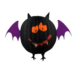 BIG PARTY - Adorno Murciélago Papel 40x23 cm Halloween