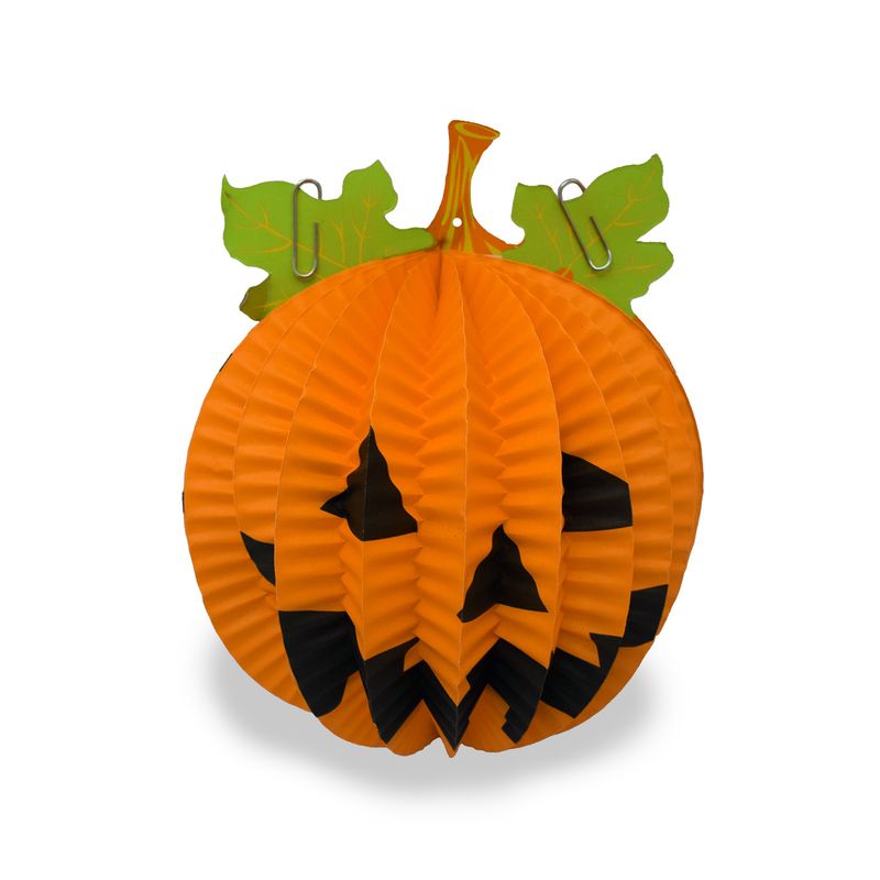 BIG PARTY - Adorno Calabaza Papel 16x13 cm Halloween Big Party