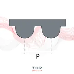 GATES - Correa Distribucion Peugeot 206 1.6 8 Val Gasolina 00/10