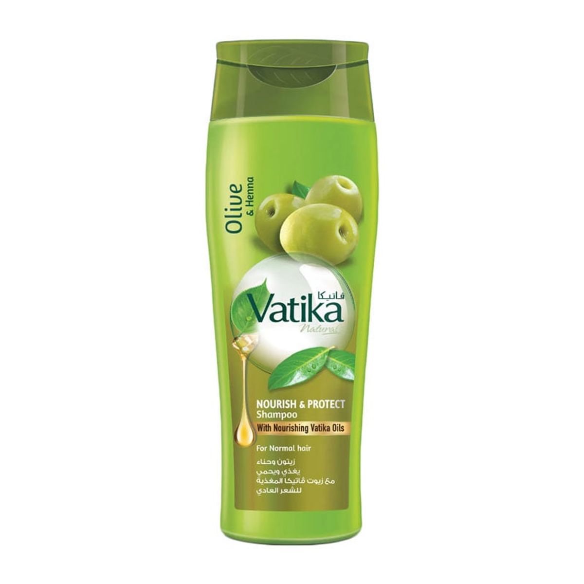 VATIKA NATURALS - Shampoo Vatika Oliva y Henna Nutre y Protege 400 ml