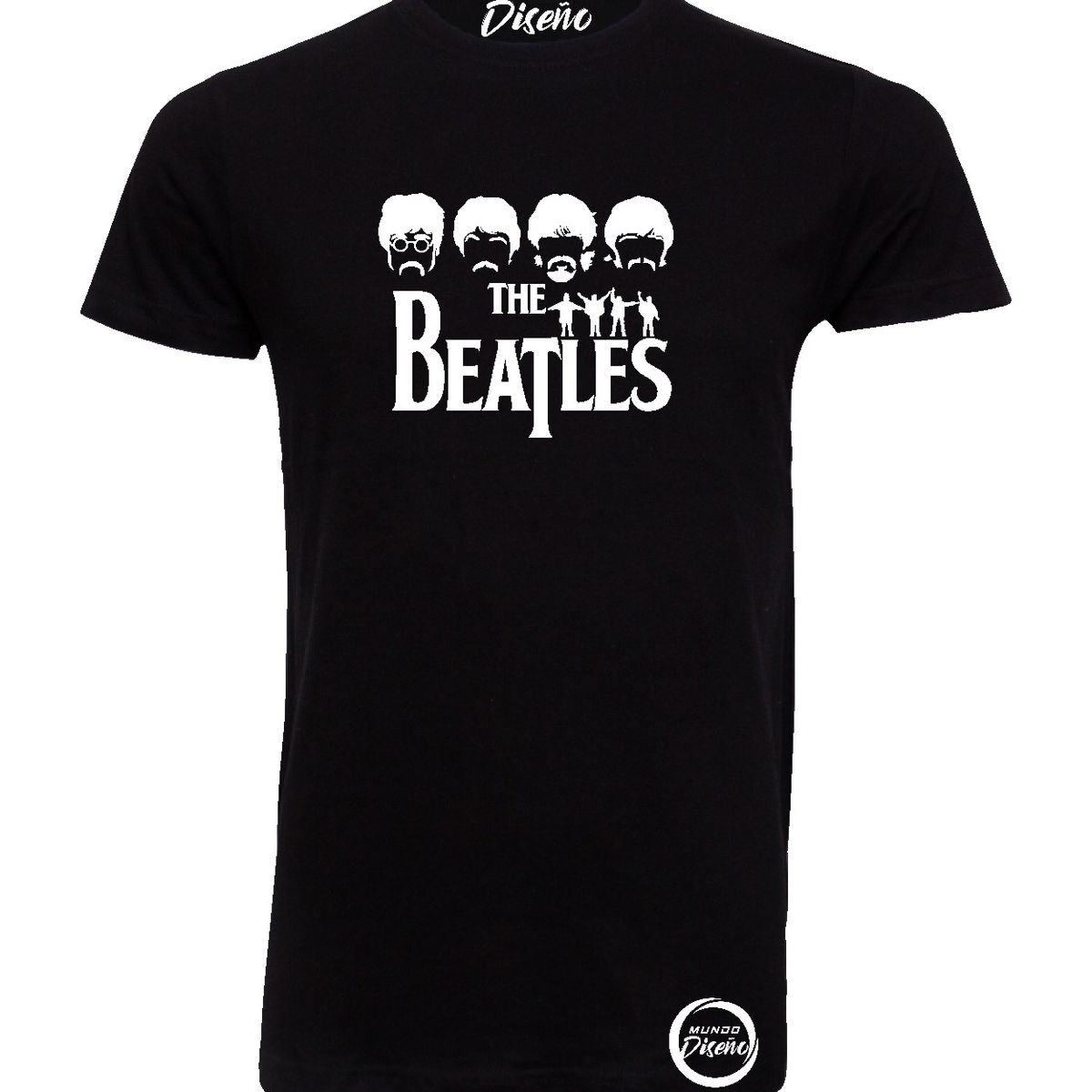 MDC - Polera De Hombre Manga Corta The Beatles Silueta