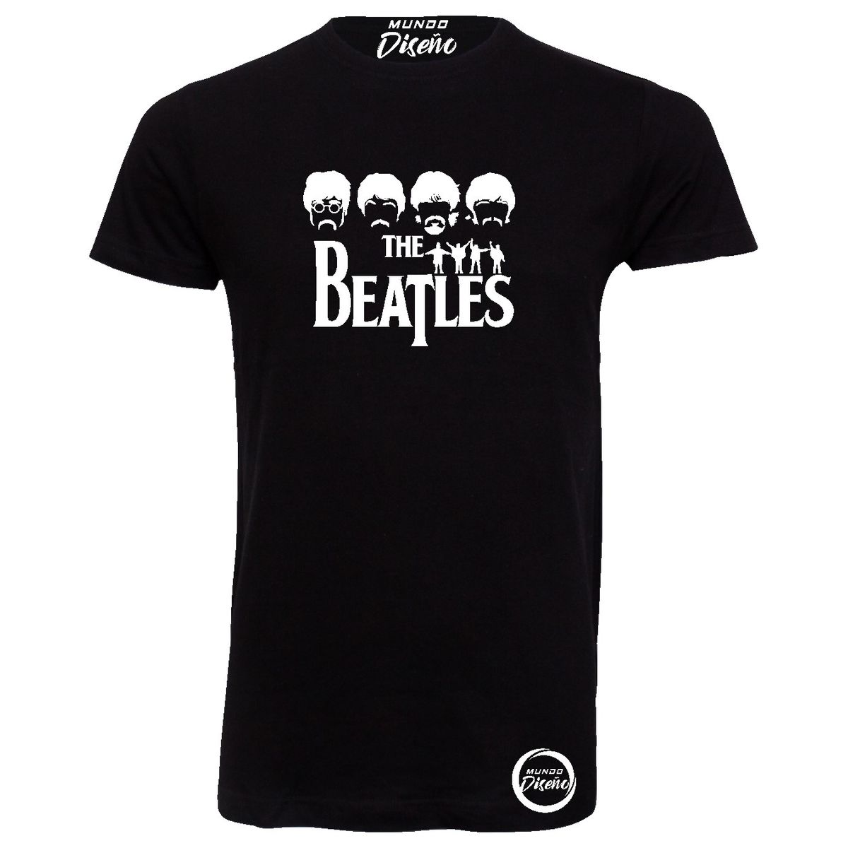 MDC - Polera De Hombre Manga Corta The Beatles Silueta