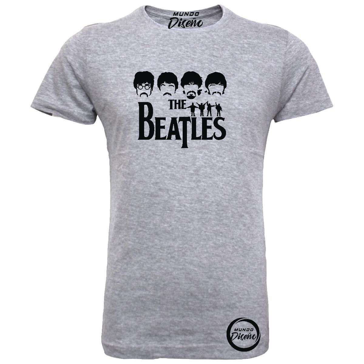 MDC - Polera De Hombre Manga Corta The Beatles Silueta