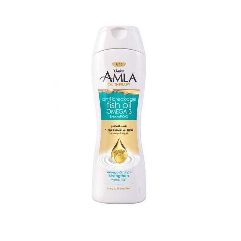 DABUR AMLA - Dabur Amla Shampoo Fish Oil Omega 3 400 ml - Turquesa