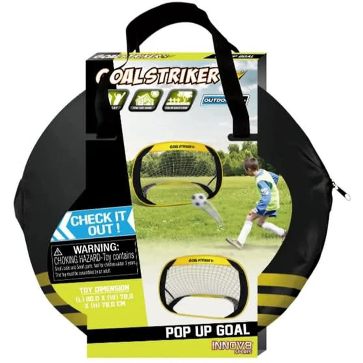 ALEX - Arco De Fútbol Plegable Hostfull Juguete Niños as