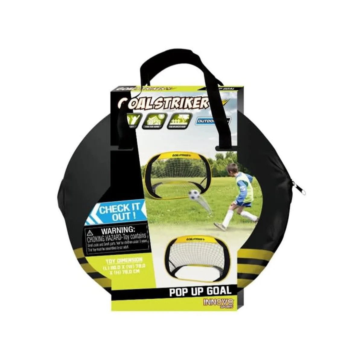 ALEX - Arco De Fútbol Plegable Hostfull Juguete Niños as