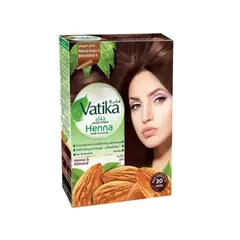 VATIKA NATURALS - Vatika Henna Tintura Coloración Castaño 6 Sachets