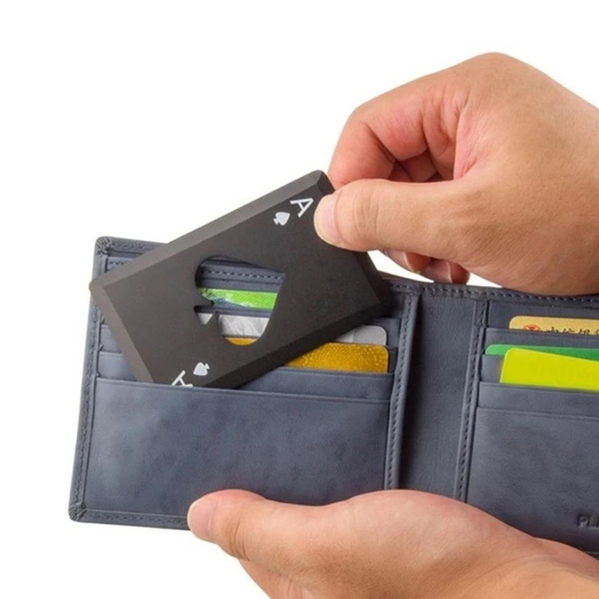 GENERICO - Destapador Abrebotellas estilo Carta Portátil