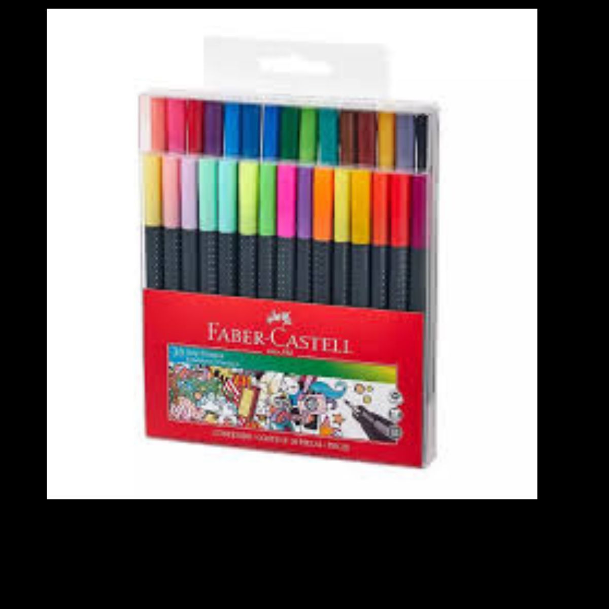 FABER-CASTELL - Marcadores Rotuladores Fineliner 30 Colores Faber Castell