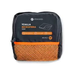 ATAKAMA OUTDOOR - Toalla Microfibra Elqui Naranjo M Atakama