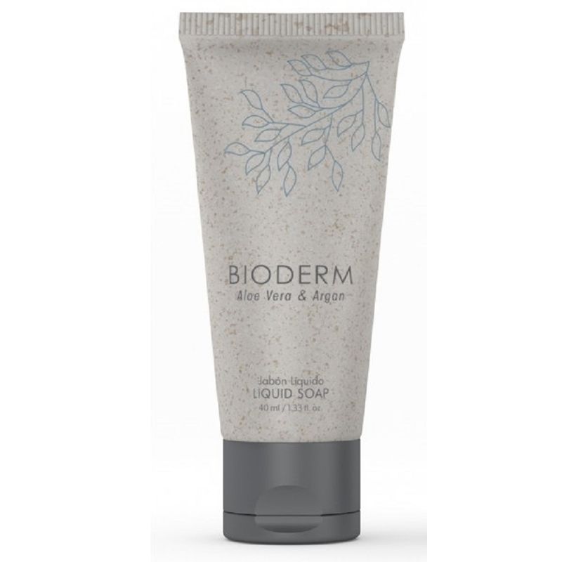 NO LOGO - Gel de Ducha Hotel 100 Unidades 40ml Aloe Vera-aceite Argán Marca Bio Derm
