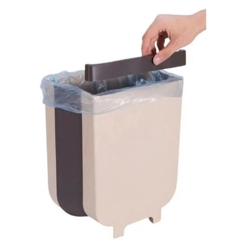 GENERICO - Basurero Plegable Cocina Papelera Puerta Gabinete