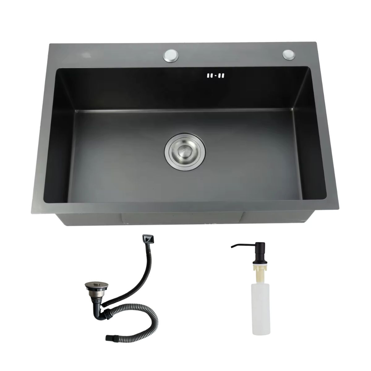 MODERN SPACE - Lavaplatos 55x43 Cm Deluxe Acero Inoxidable 2mm