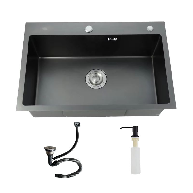 MODERN SPACE - Lavaplatos 55x43 Cm Deluxe Acero Inoxidable 2mm