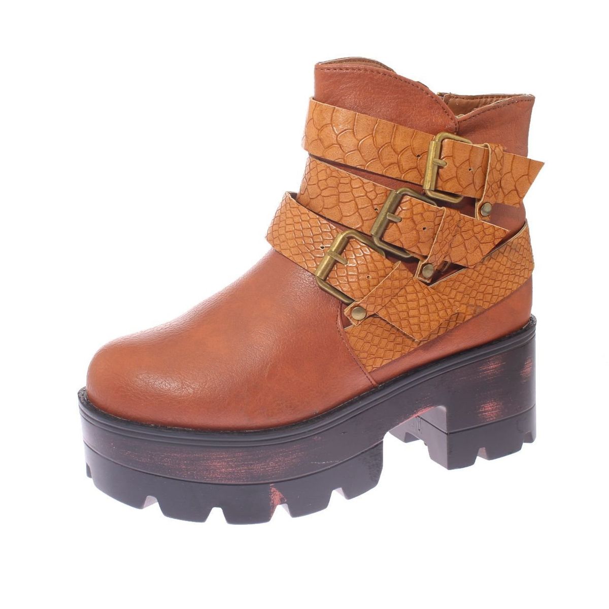 VIA FRANCA - Bota Para Mujer Color Kaki