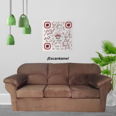 Imagen 2 del producto SOFA FELPA 3 CUERPOS DECO CHOCOLATE