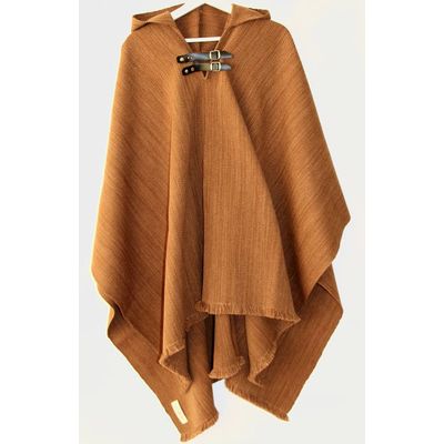 Imagen 2 del producto Poncho gorro lana y alpaca LoVe camel