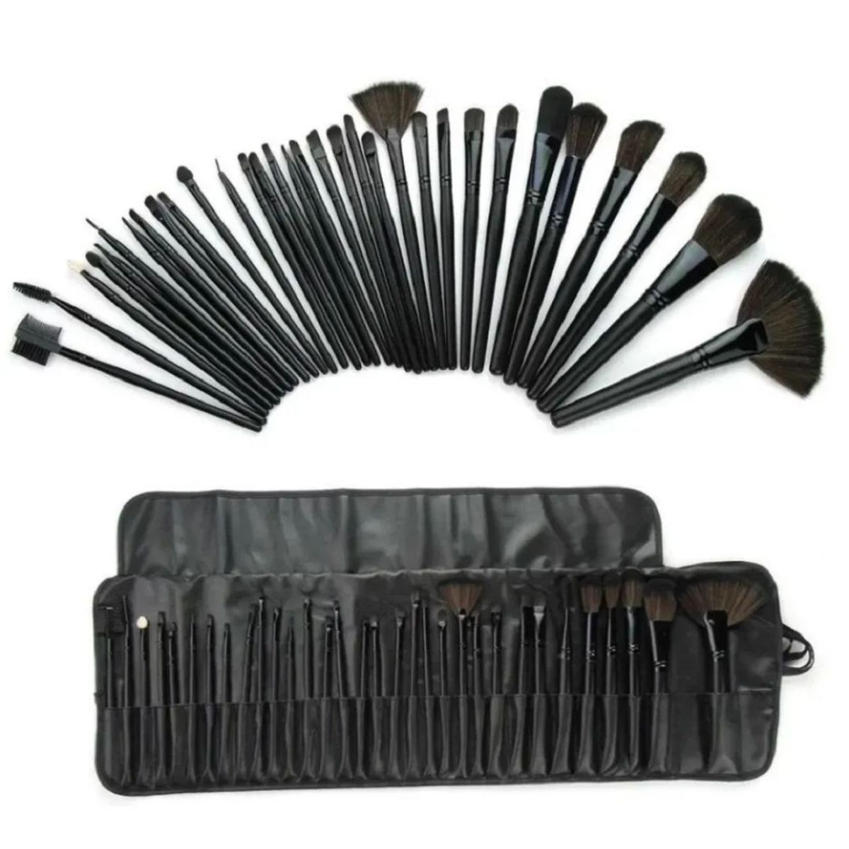 PFIFFERY - SET DE 24 BROCHAS DE MAQUILLAJE CON ESTUCHE PFIFFERY
