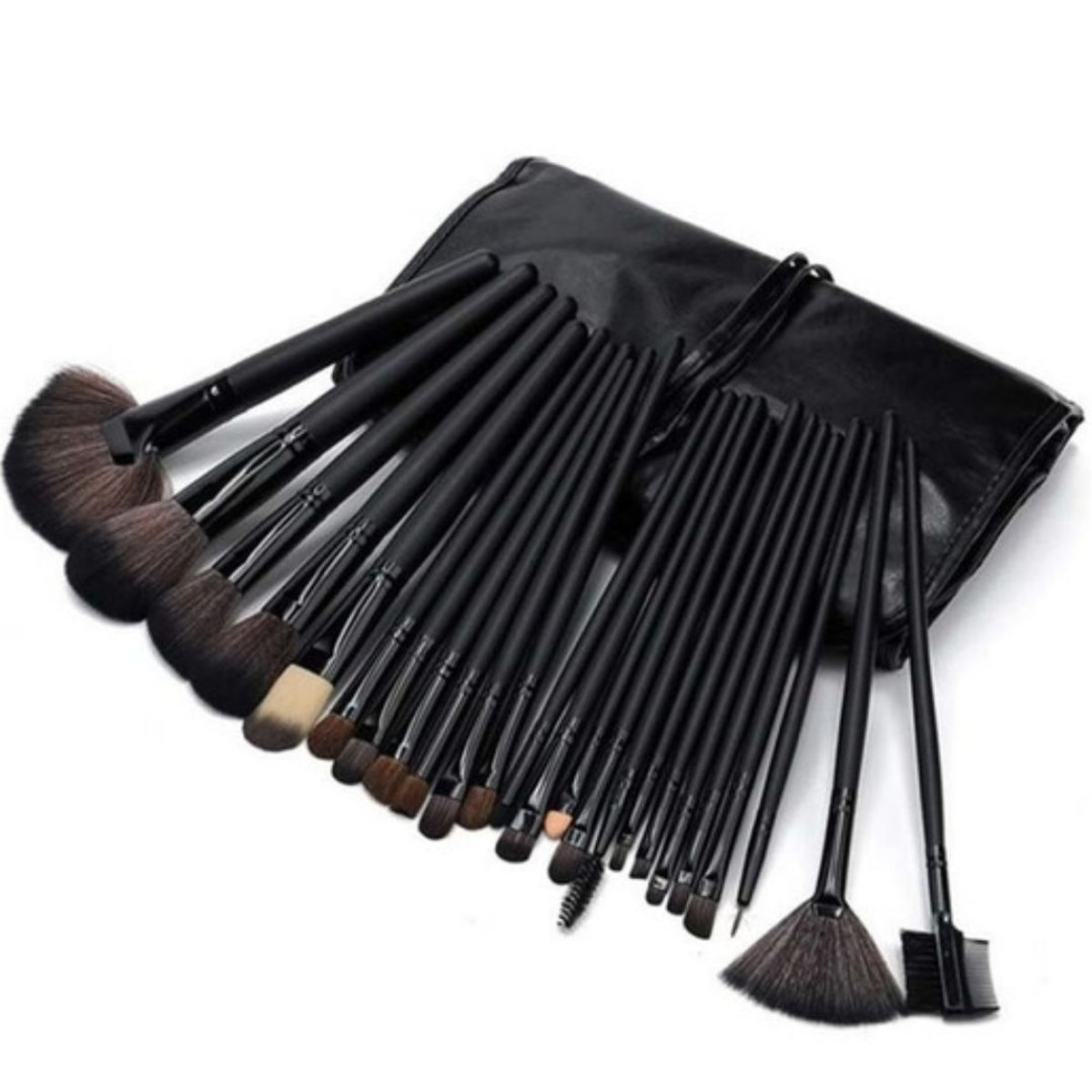 PFIFFERY - SET DE 24 BROCHAS DE MAQUILLAJE CON ESTUCHE PFIFFERY