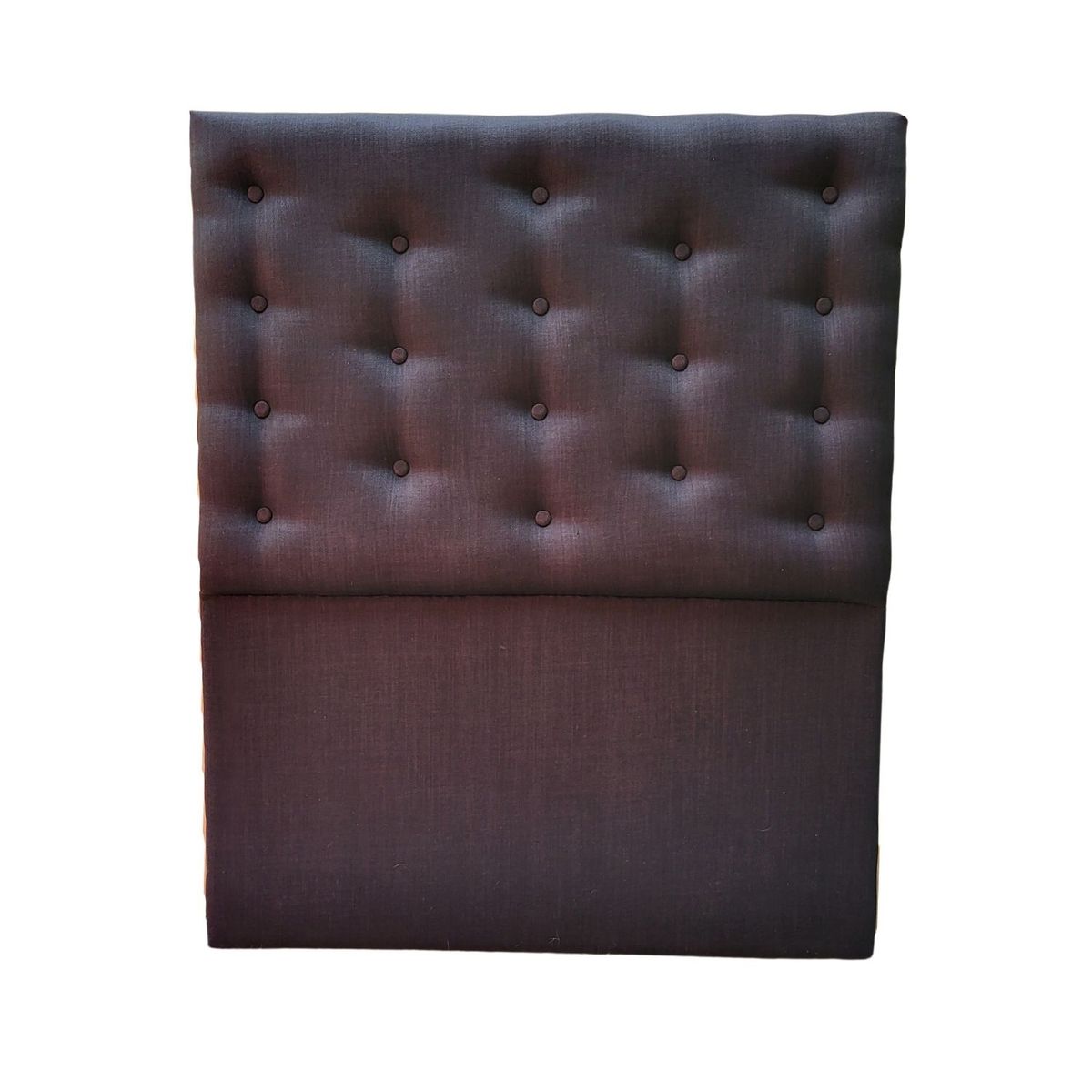 GENERICO - Respaldo 1 1/2 Negro Lino Botone a piso Muebles Rimar